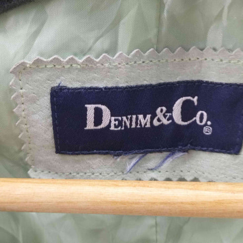 デニムアンドコー DENIM & Co. フリンジ3Bレザージャケット メンズ