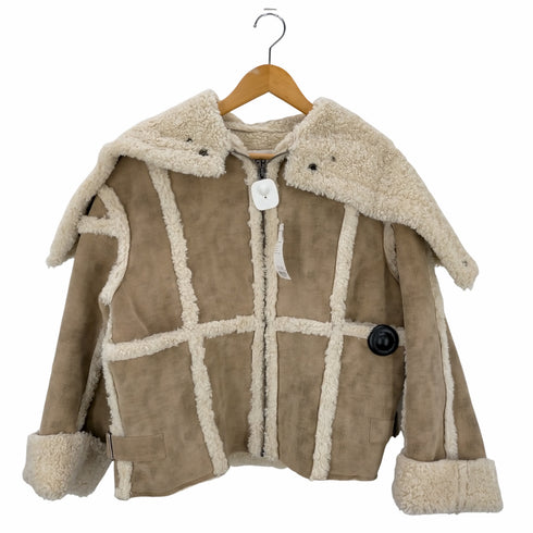 パーバーズ PERVERZE 20AW CIRCLE CURVE MOUTON COAT レディース