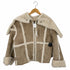 パーバーズ PERVERZE 20AW CIRCLE CURVE MOUTON COAT レディース