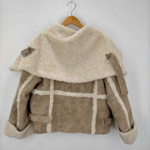 パーバーズ PERVERZE 20AW CIRCLE CURVE MOUTON COAT レディース