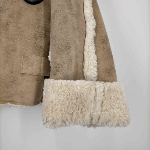 パーバーズ PERVERZE 20AW CIRCLE CURVE MOUTON COAT レディース