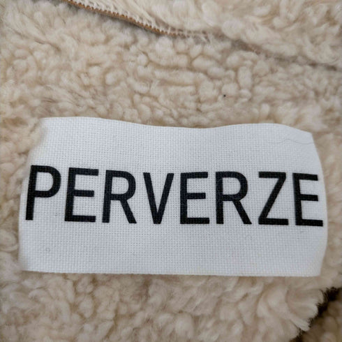 パーバーズ PERVERZE 20AW CIRCLE CURVE MOUTON COAT レディース