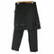 コムデギャルソン COMME des GARCONS AD2004 04AW Dark Romance期 サテンテープ装飾ラップスカート付きパンツ レディース JPN:M