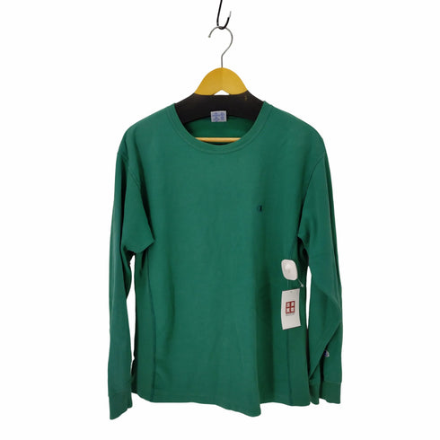 チャンピオン Champion REVERSE WEAVE ロゴ刺繍クルーネック長袖Tシャツ メンズ JPN:L