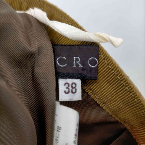 クローラ CROLLA 豚革 レザースカート レディース JPN:38