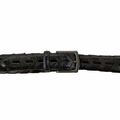 ディーゼルブラックゴールド DIESEL BLACK GOLD レザーデザインベルト メンズ ONE SIZE