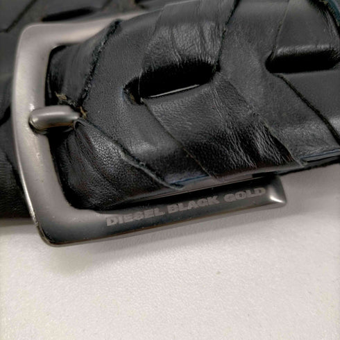 ディーゼルブラックゴールド DIESEL BLACK GOLD レザーデザインベルト メンズ ONE SIZE