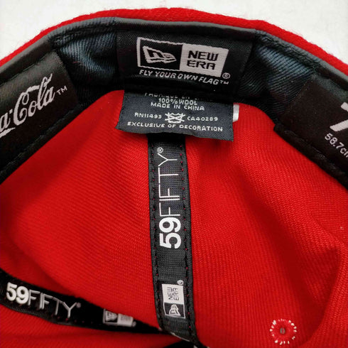 ニューエラ NEW ERA 59 FIFTY 企業ロゴ 刺繍 6パネル ベースボール キャップ メンズ 7 3/8