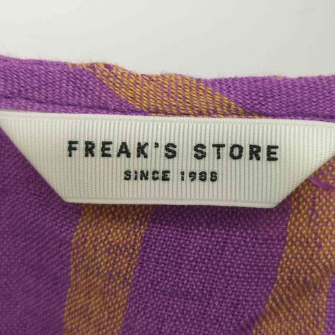 フリークスストア FREAKS STORE リネン コットン 半袖ワンピース レディース JPN:S
