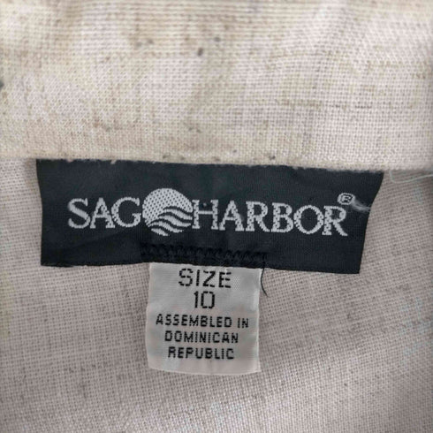 サグハーバー SAG HARBOR リネン混 テーラードジャケット レディース 10
