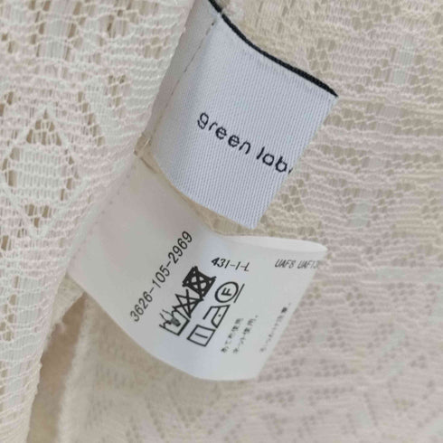 ユナイテッドアローズグリーンレーベルリラクシング UNITED ARROWS green label relaxing シアー エンブロイダリー レース ジレ ノースリーブ ワンピース レディース