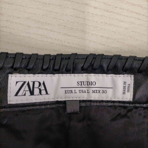 ザラ ZARA SKINNY レザー パンツ メンズ JPN:L