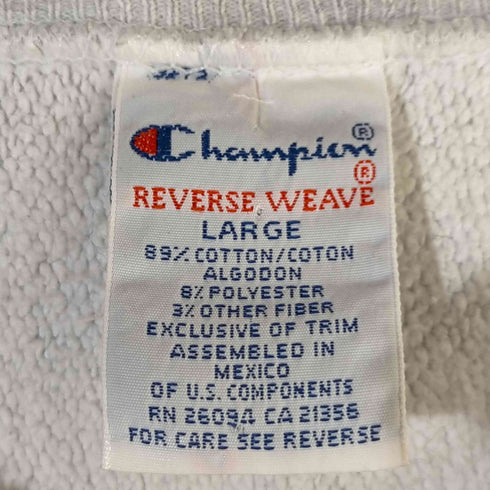 チャンピオン Champion メキシコ製 刺繍タグ REVERSE WEAVE 目あり メンズ import:L