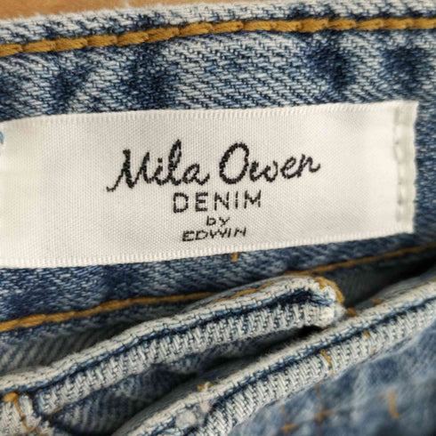 ミラオーウェン Mila Owen 20SS ベルト付ワイドデニムパンツ (ライトブルー) レディース JPN:0