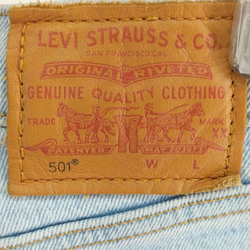 リーバイス Levis LEVI'S PREMIUM 501(R) CROP DIBS W/ TAPE レディース W25 L28