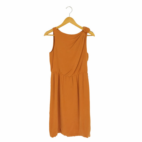 マックスマーラ MAXMARA イタリア製 黒タグ ノースリーブシルクワンピース レディース JPN:38