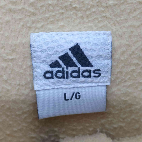 アディダス adidas 00S 台湾製 ロゴ刺繍 ラグラン ハーフジップフリース メンズ L/G