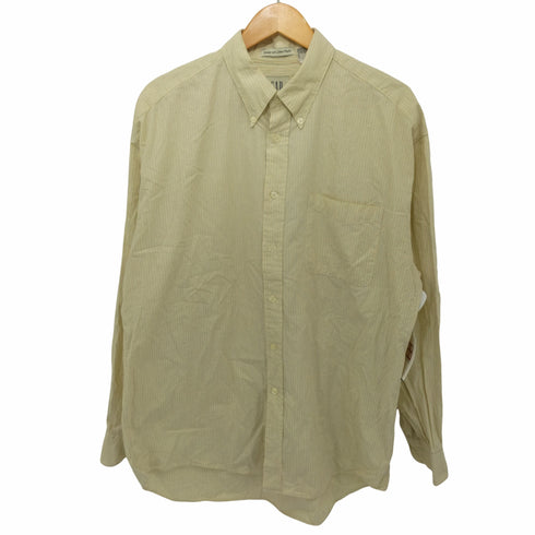 ギャップ Gap 90s ボタンダウン ロングスリーブストライプシャツ メンズ import:L