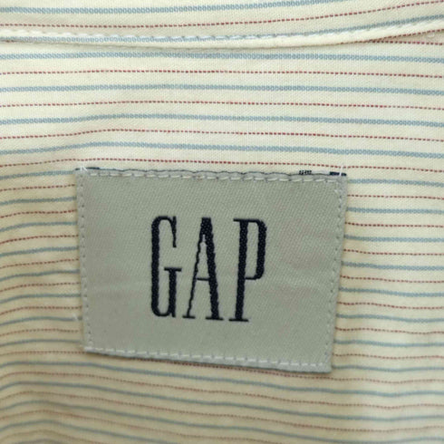 ギャップ Gap 90s ボタンダウン ロングスリーブストライプシャツ メンズ import:L