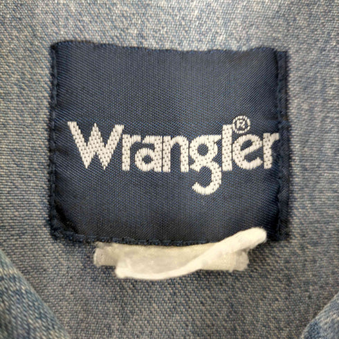 ラングラー Wrangler 半袖デニムウエスタンシャツ メンズ