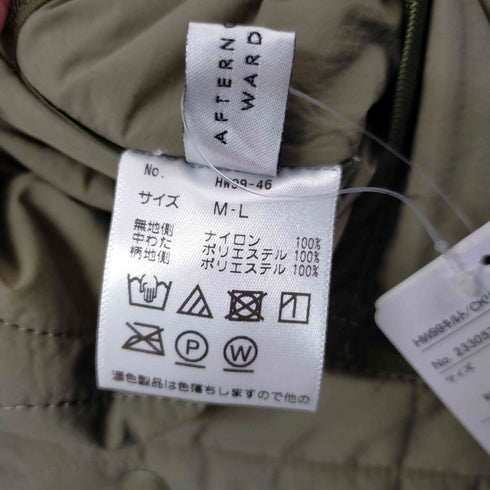 アフタヌーンティーワードローブ AFTERNOONTEA WARDROBE Reversible Quilted Coat リバーシブル キルティング ノーカラージャケット レディース M-L