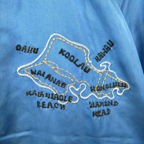scash 国刺繍 スーベニアジャケット ハワイ メンズ