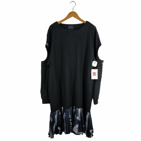 BABY GHOST クルーネック 切替ワンピース レディース