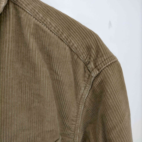 エディーバウアー Eddie Bauer ダブルフェイス裏地ネル コーデュロイジャケット メンズ import:L