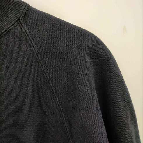 チャンピオン Champion 90s 刺繍タグ USA製 REVERSE WEAVE 裏起毛 目有り ポケ付 ラグランスリーブモックネックスウェット メンズ import:L