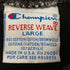 チャンピオン Champion 90s 刺繍タグ USA製 REVERSE WEAVE 裏起毛 目有り ポケ付 ラグランスリーブモックネックスウェット メンズ import:L