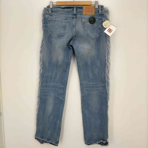 リーバイス Levis リメイク サイドファー ダメージ&リペア デニム メンズ W30/L32