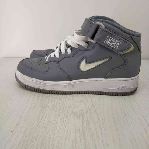 ナイキ NIKE Nike Air Force 1 Mid NYC Cool Grey メンズ JPN:26