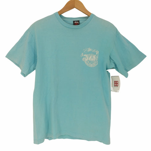 ステューシー Stussy 00S MONKEY SKATE TEE モンキー×スケートボード プリント Tシャツ メンズ import:M