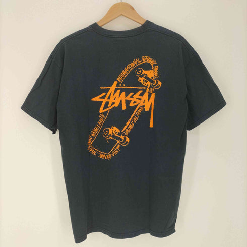ステューシー Stussy SKATE POSSE PIG DYED TEE プリント S/S Tシャツ メンズ import:L