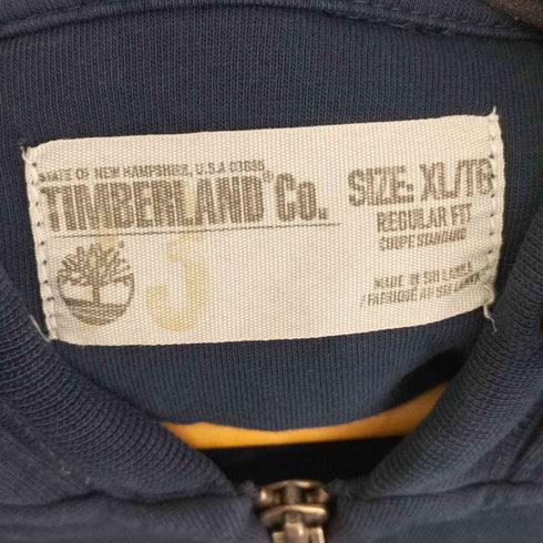 ティンバーランド Timberland フロントワッペンコットンジップアップパーカー メンズ import:XL