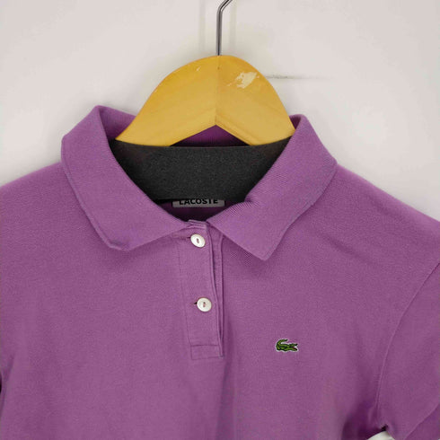 ラコステ LACOSTE ワンポイント刺繍 ポロシャツ レディース JPN:40