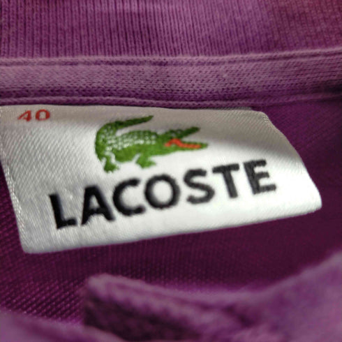 ラコステ LACOSTE ワンポイント刺繍 ポロシャツ レディース JPN:40