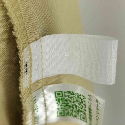 センスオブプレイス SENSE OF PLACE リネンライクウエストタックシャツワンピース BEIGE レディース ONE SIZE