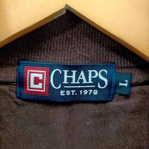 チャップスラルフローレン CHAPS RALPH LAUREN 総柄 ハーフジップフリース レディース JPN:L