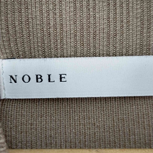 ノーブル Noble 総針Iラインニットワンピース レディース FREE