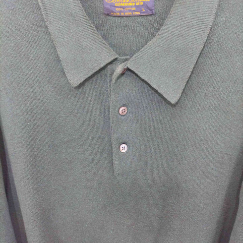 ブルックスブラザーズ BROOKS BROTHERS ロングスリーブニット ポロシャツ メンズ import:L