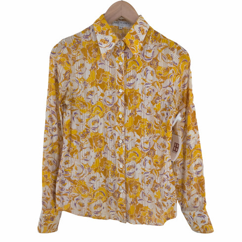 ポール&ジョー PAUL&JOE 花柄 シアーシャツ レディース JPN:1