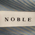 ノーブル Noble ショルダーボタンストライプブラウス レディース