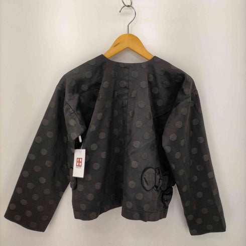 コムデギャルソンコムデギャルソン COMME des GARCONS COMME des GARCONS AD2020 21SS リボンデザイン ドット ノーカラージャケット レディース JPN:XS
