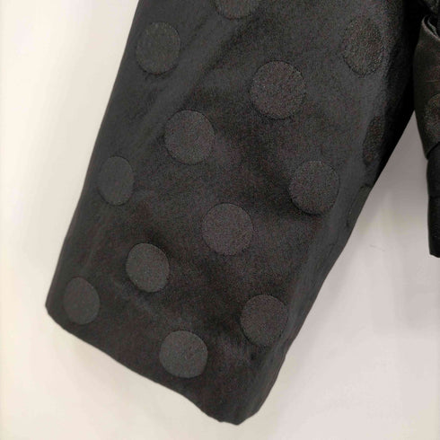 コムデギャルソンコムデギャルソン COMME des GARCONS COMME des GARCONS AD2020 21SS リボンデザイン ドット ノーカラージャケット レディース JPN:XS