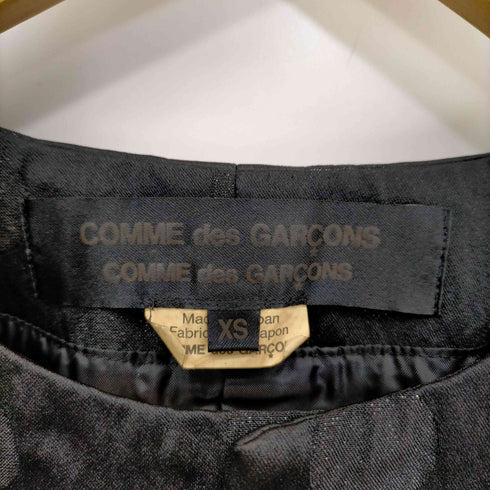 コムデギャルソンコムデギャルソン COMME des GARCONS COMME des GARCONS AD2020 21SS リボンデザイン ドット ノーカラージャケット レディース JPN:XS
