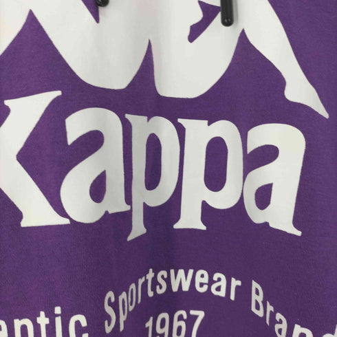 カッパ Kappa サイドライン ロゴプリント プルオーバー パーカー ユニセックス レディース import:M