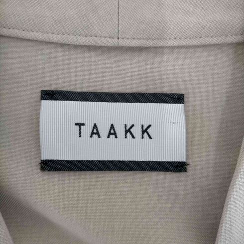 ターク TAAKK トロンプルイユ ノーカラーコート メンズ 1
