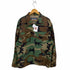 ステューシー Stussy 90S 紺タグ 迷彩 リップストップ ジップアップミリタリージャケット メンズ import:XL
