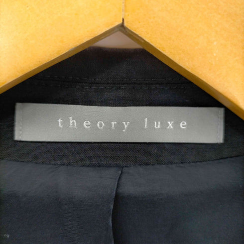 セオリーリュクス theory luxe ウール混 1B 剣襟 テーラードジャケット レディース 042